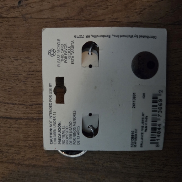 Sterling Silver Hoop Earrings - Picture 5 of 5